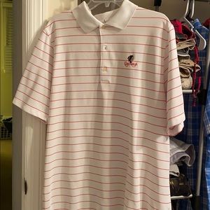 Greg Norman Cuscowilla Golf Resort collard shirt